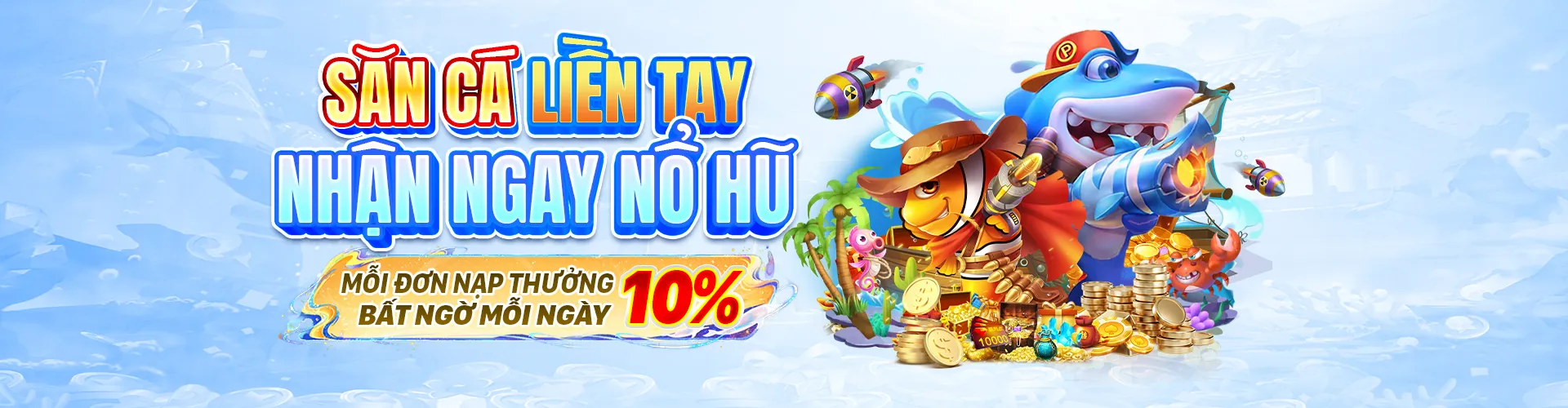Hình ảnh chính trò chơi bắn cá sodo777 với đồ họa sống động và cá lớn